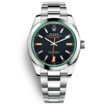 TheChronoLux - Rolex Milgauss Steel Black Dial Green Glass 40mm, 1
