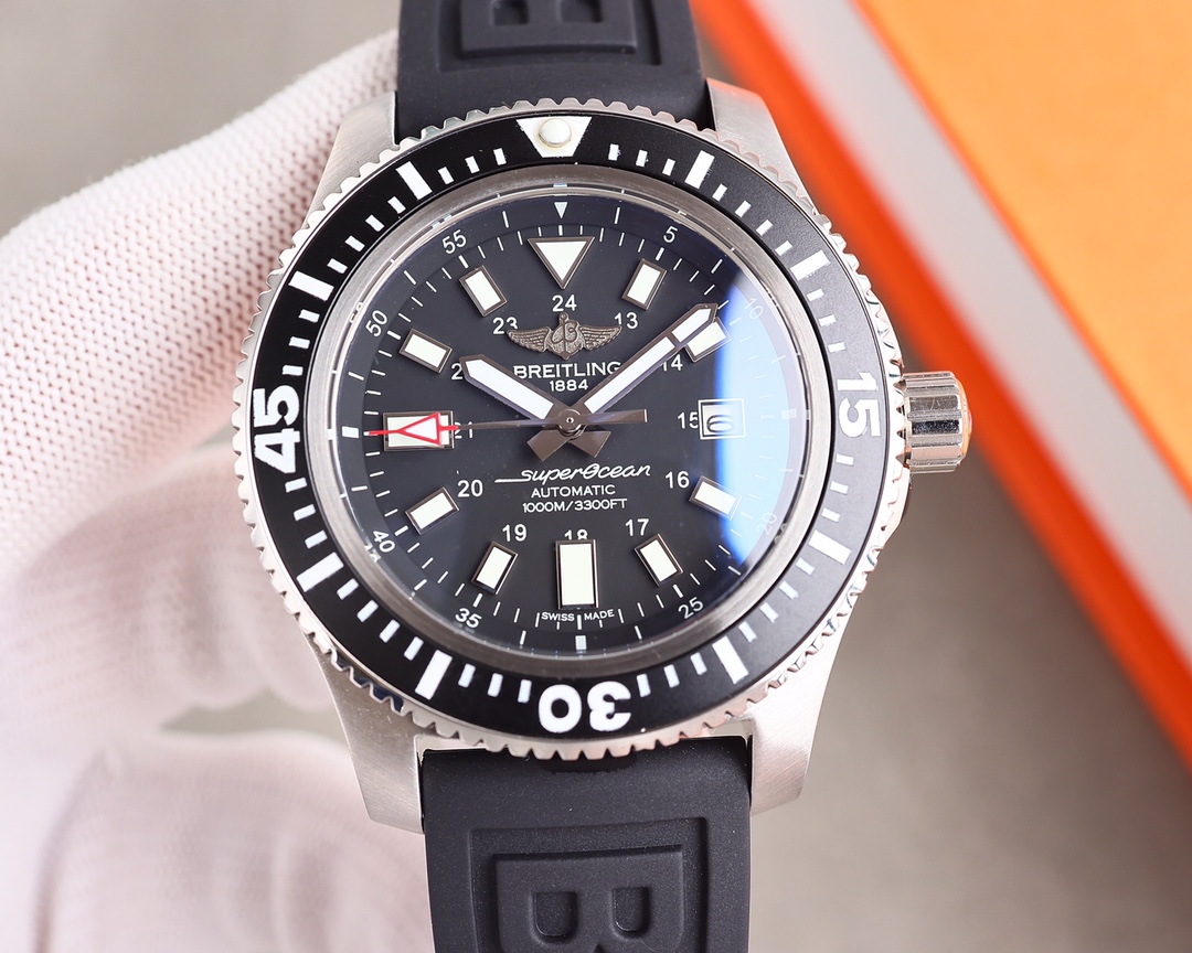 TheChronoLux - Breitling Superocean Special 44mm Black Dial, 13326883839563291