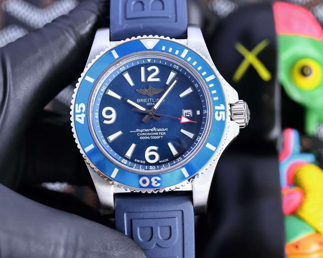 TheChronoLux - Breitling Superocean II 44mm Blue, 13327064178077409