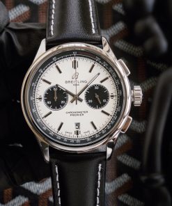 TheChronoLux - Breitling Premier B01 Chronograph 43mm White Dial, 13327065511836366