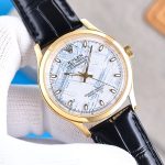 TheChronoLux - Rolex Cosmograph 40mm Meteorite Gold Case Dial Leather Strap, 13327138080546288