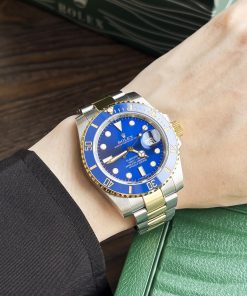 TheChronoLux - Rolex Submariner 41mm Blue & Gold, 13327151856339924