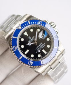 TheChronoLux - Rolex Submariner 41mm Black Dial Blue Bezel, 13327153763666939