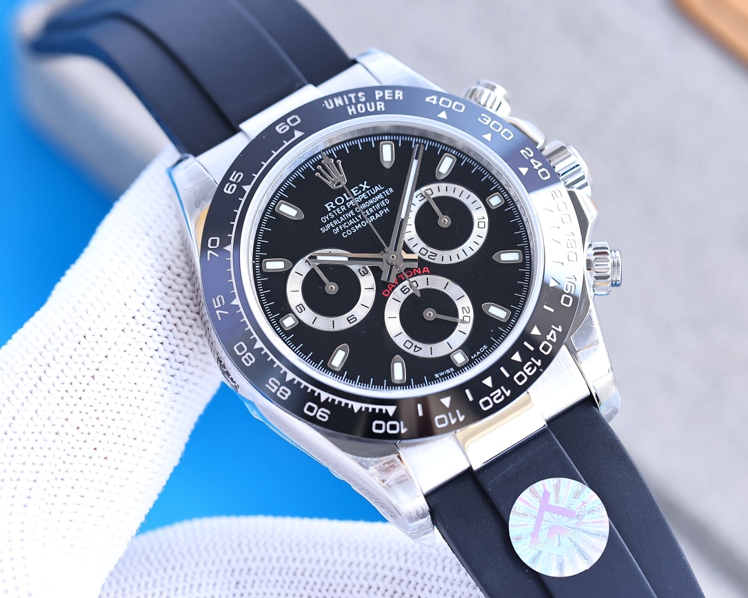 TheChronoLux - Rolex Cosmograph Daytona Black Dial 40mm, 13327162717934598