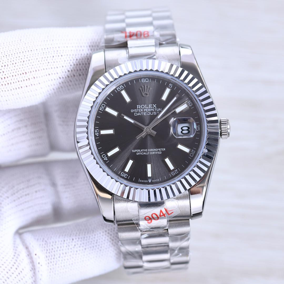 TheChronoLux - Rolex Datejust Grey 41mm, 13327180483460736 2