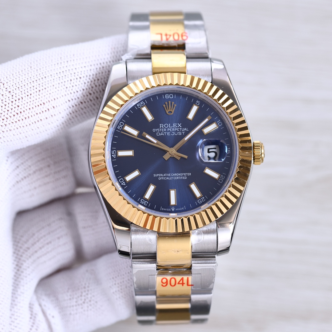 TheChronoLux - Rolex Datejust Blue Gold 41mm, 13327180493841787