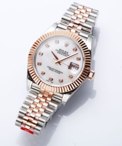 TheChronoLux - Special Version Rolex Datejust 41 White & Everose Gold, 13327233346949676