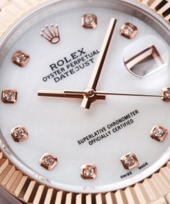 TheChronoLux - Special Version Rolex Datejust 41 White & Everose Gold, 13327233352910589