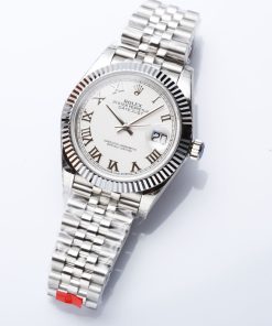 TheChronoLux - Special Version Rolex Datejust 41 White Roman Numeral Dial, 13327233466778409
