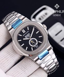 TheChronoLux - Patek Philippe Nautilus Annual Calendar 42mm All Steel Black Dial, 13327427014135894