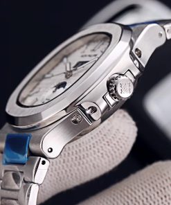 TheChronoLux - Patek Philippe Nautilus Annual Calendar 42mm All Steel Black Dial, 13327427022261235