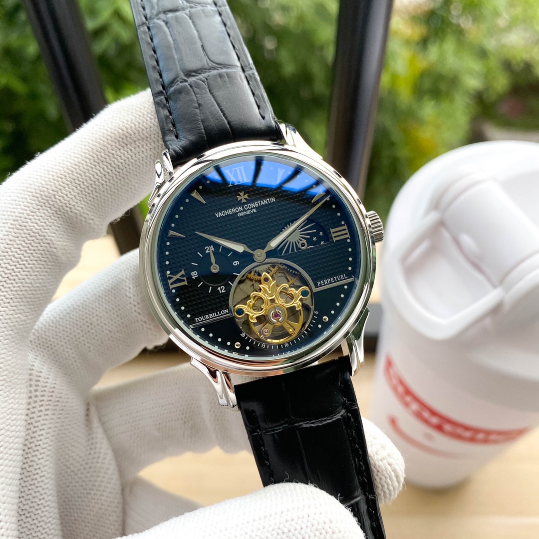 TheChronoLux - Vacheron Constantin Tourbillon Perpetuel Calendar 41mm White, 13327486817561308