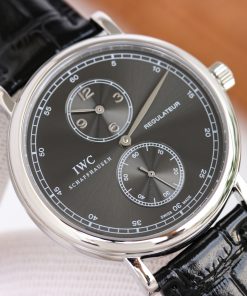 TheChronoLux - IWC Portugieser Regulateur 43mm Black Leather Strap, 13327575206420441
