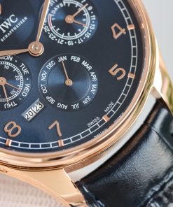 TheChronoLux - IWC Portugieser Perpetual Calendar 42mm Blue & Gold, 13327577518446925