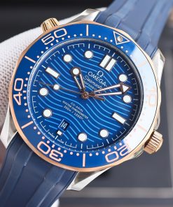 TheChronoLux - Seamaster Diver Co‑Axial Master Chronometer 42mm Blue & Gold, 13327603358808926