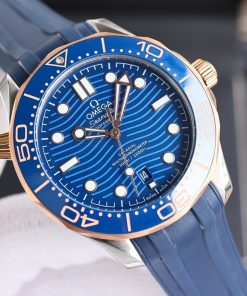 TheChronoLux - Seamaster Diver Co‑Axial Master Chronometer 42mm Blue & Gold, 13327603358808928
