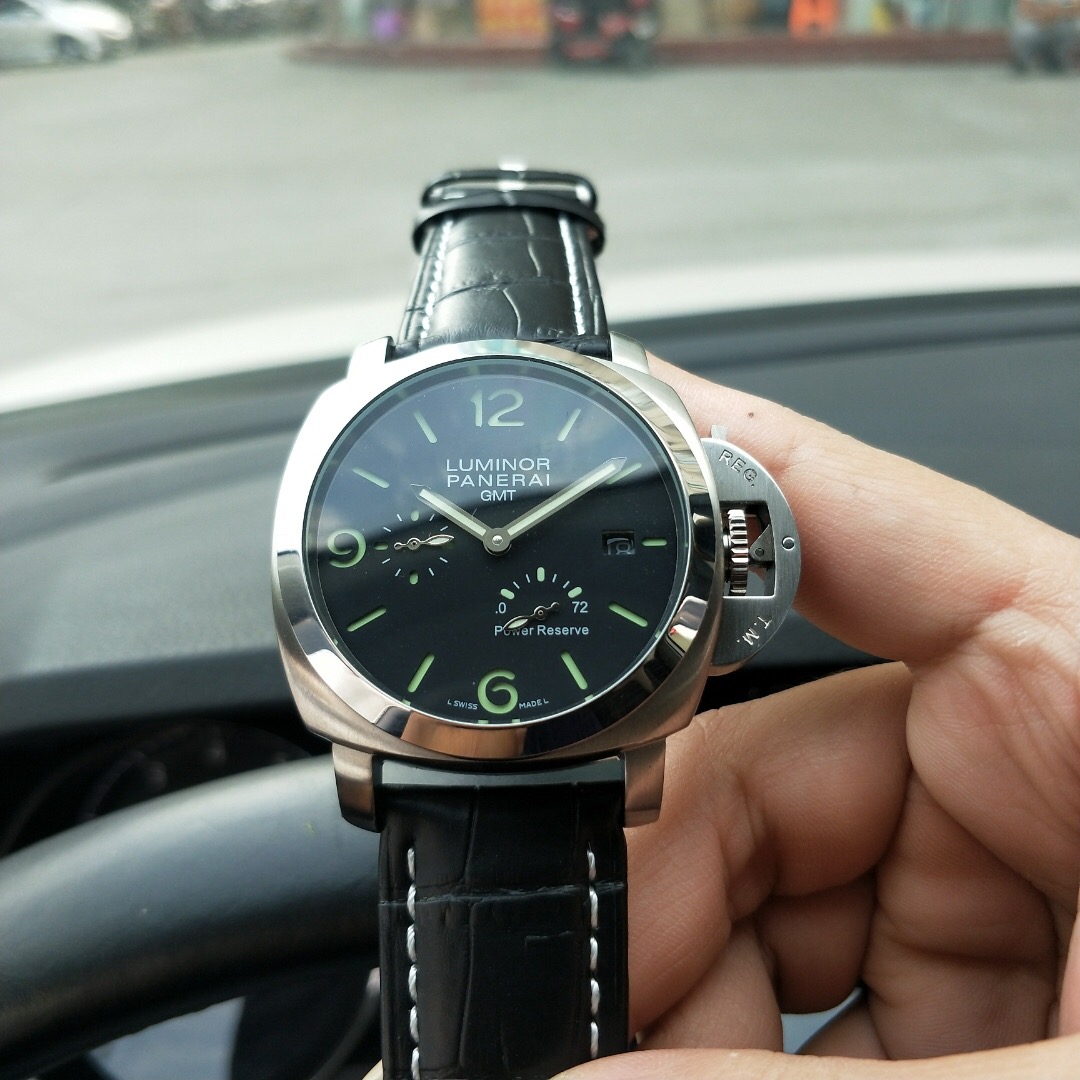 TheChronoLux - Luminor Marina PAM00347 44mm Black & Green, 86ccee00