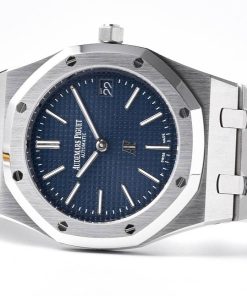 TheChronoLux - Audemars Piguet Royal Oak Jumbo 15202 39mm Blue, photo 2024 07 05 16 16 18