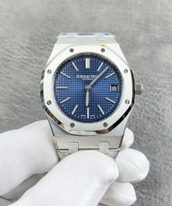 TheChronoLux - Audemars Piguet Royal Oak Jumbo 15202 39mm Blue, photo 2024 07 05 16 36 52