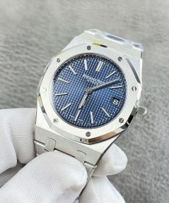 TheChronoLux - Audemars Piguet Royal Oak Jumbo 15202 39mm Blue, photo 2024 07 05 16 36 54